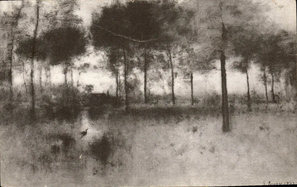 Das Haus des Reiher — von George Inness — Verlag: Art Institute of Chicago - Vorderseite