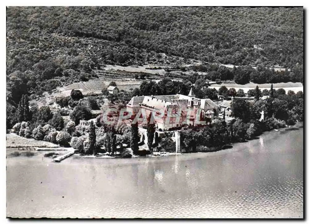 A Abadia de Hautecombe — Visão aérea — A. Collomb, editor - Frente