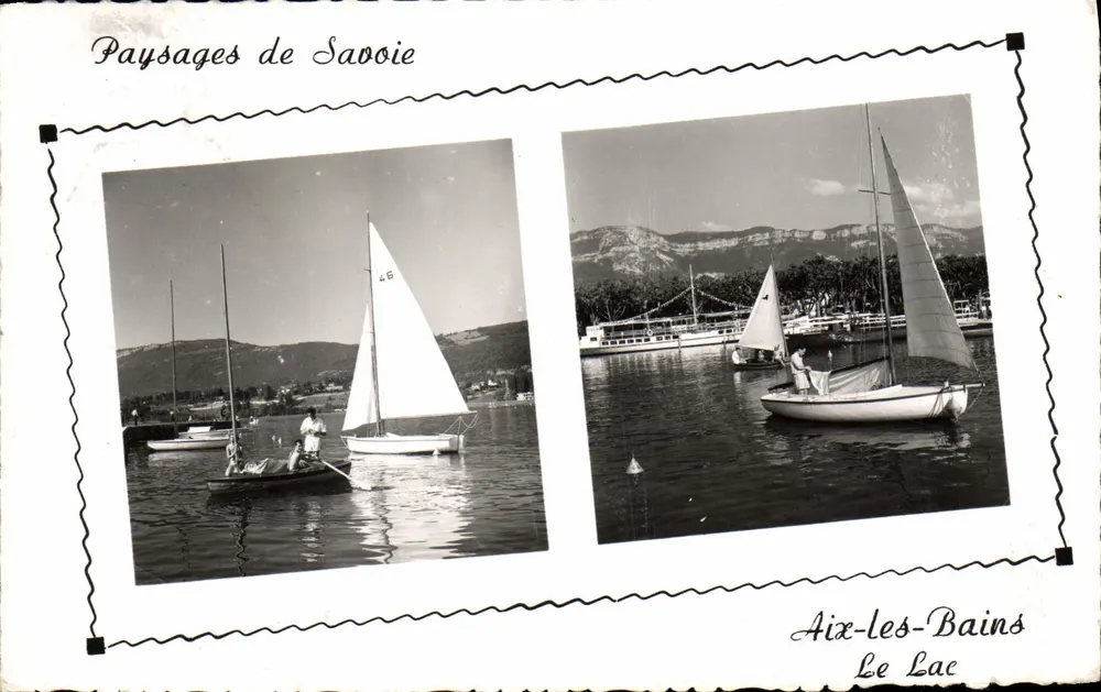 Paisagens da Saboia — Aix-les-Bains, O Lago — Éditions Cellaard, n°16059 - Frente