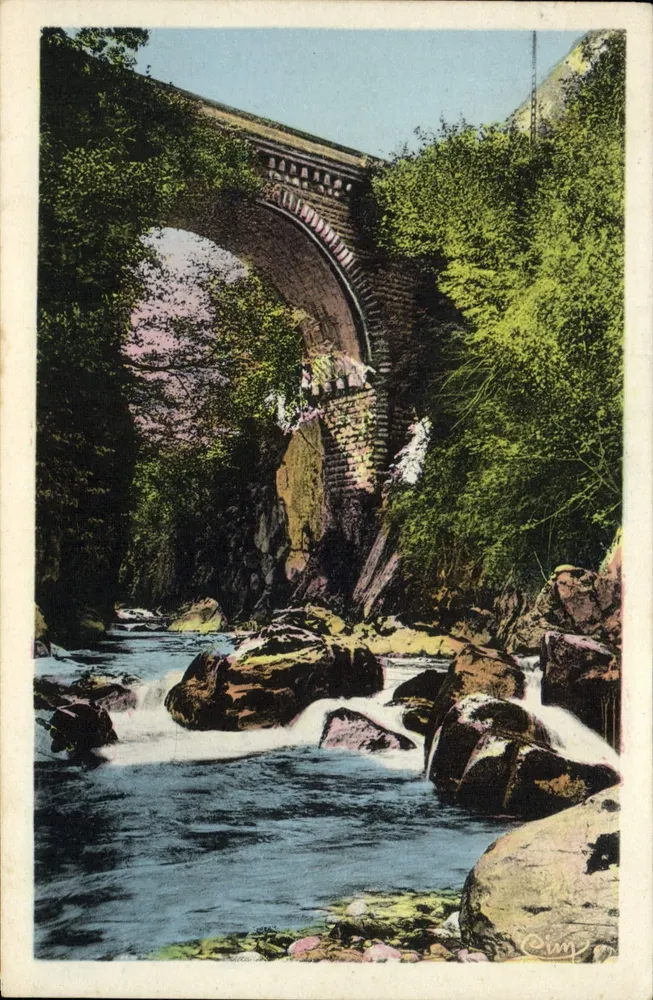 Brücke des Höllentals — Gorges des Hautat — Umgebung von Léruns — Verlag Cimp - Vorderseite