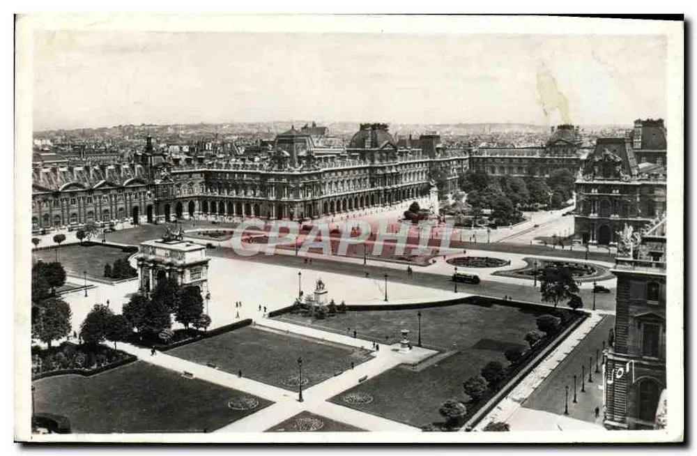 Paris — Perspektive auf den Carrousel-Platz — Éditions Françaises - Vorderseite