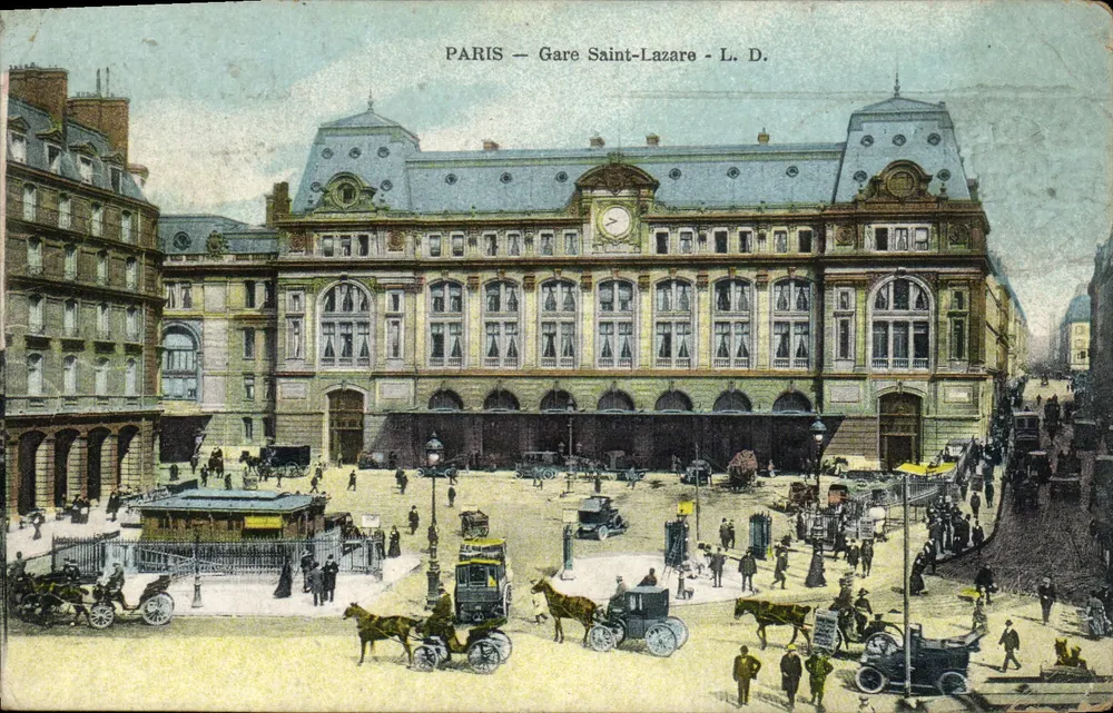 Paris — Estação Saint-Lazare — L. D. - Frente