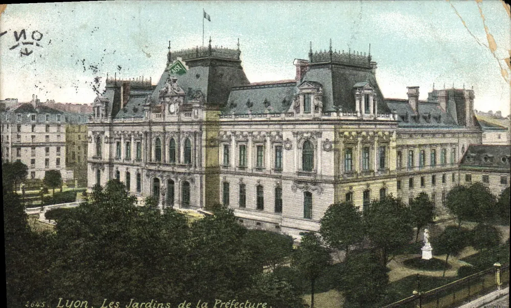Lyon. Les Jardins de la Préfecture — Éditeur : AQUA PHOTO LYON, n° 2645 - Voorkant