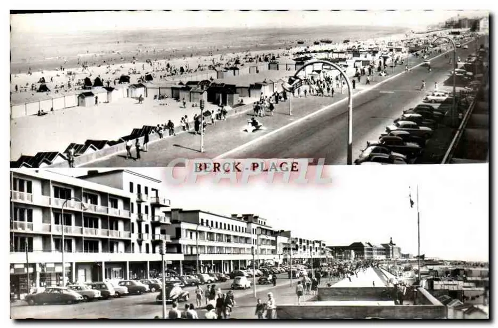 Berck-Plage — La Playa del Norte y La Promenade — Ediciones Gaby, Nantes - Anverso