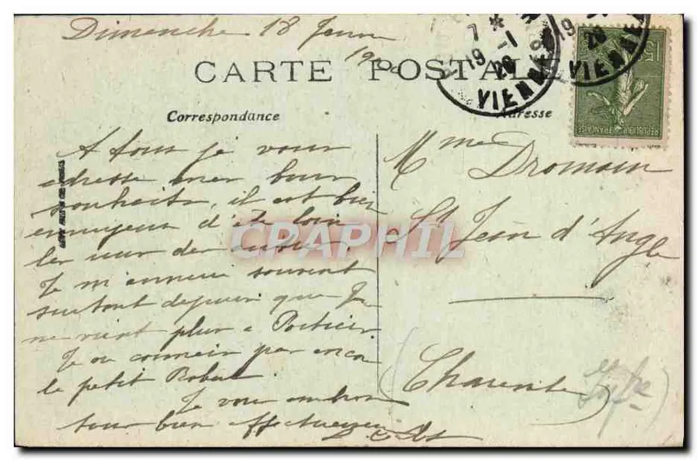 Poitiers — Igreja de Santa Radegunda — LL - Verso