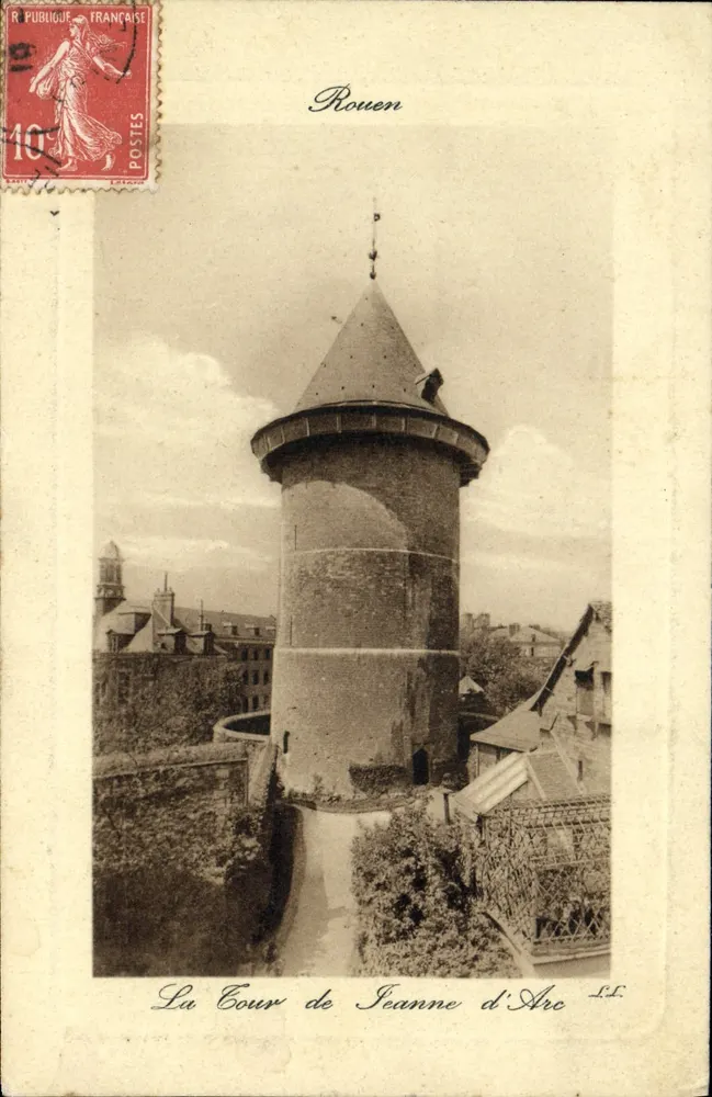 Torre de Joana d'Arc — Rouen — Editor L.L. - Frente