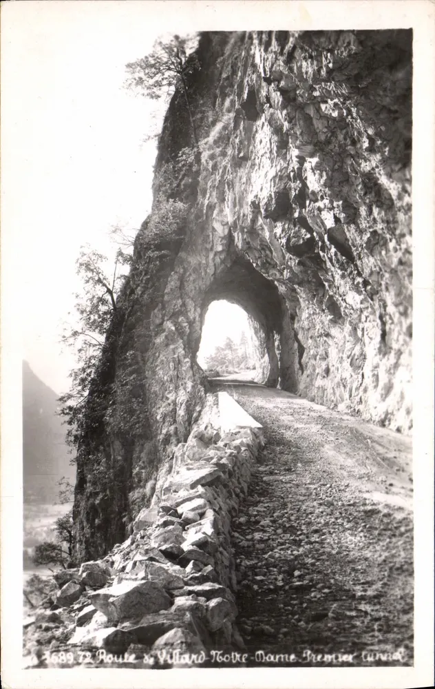 Estrada de Villard-Notre-Dame — Primeiro túnel — Editor: 1689.72 - Frente