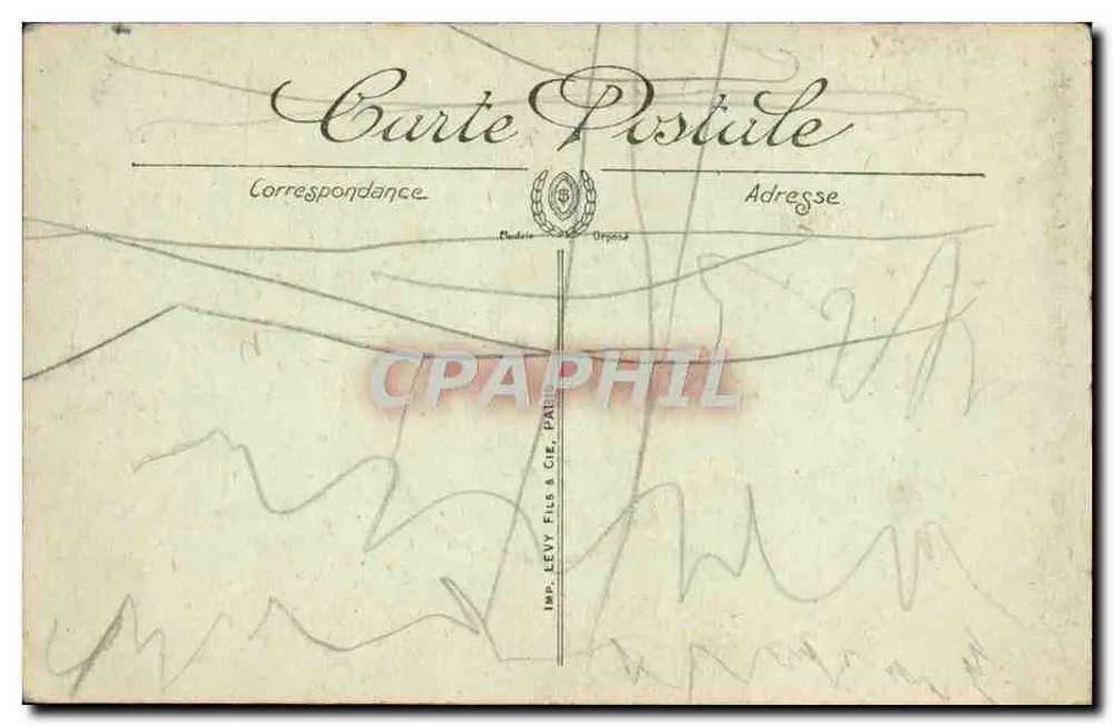 Toulon — Denkmal der Vereinigung und das Grand Hotel — LL. - Rückseite