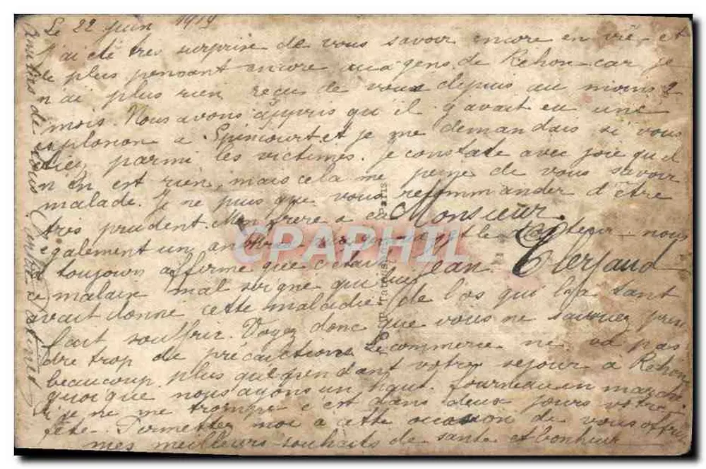 Menina com rosas — carta postal de coleção — DIX 694/1 - Verso