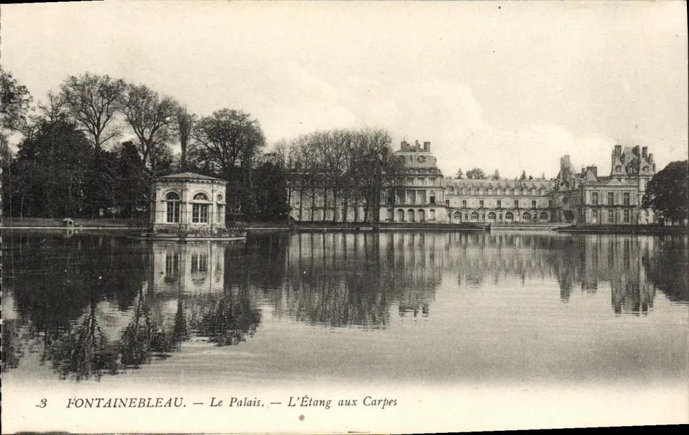 Fontainebleau — Das Schloss — Der Karpfenteich — Verlag nicht sichtbar, n°3 - Vorderseite
