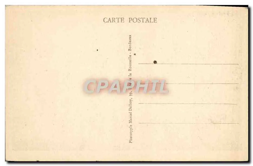 Bordeaux - Säule der Girondinen - Südgruppe - M.D. - Rückseite