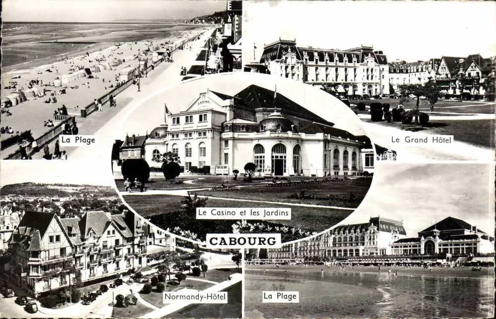 Cabourg — Die Strandpromenade, Das Grand Hotel, Das Casino und die Gärten — Éditions Artaud Perrin et Fils, Nantes - Vorderseite