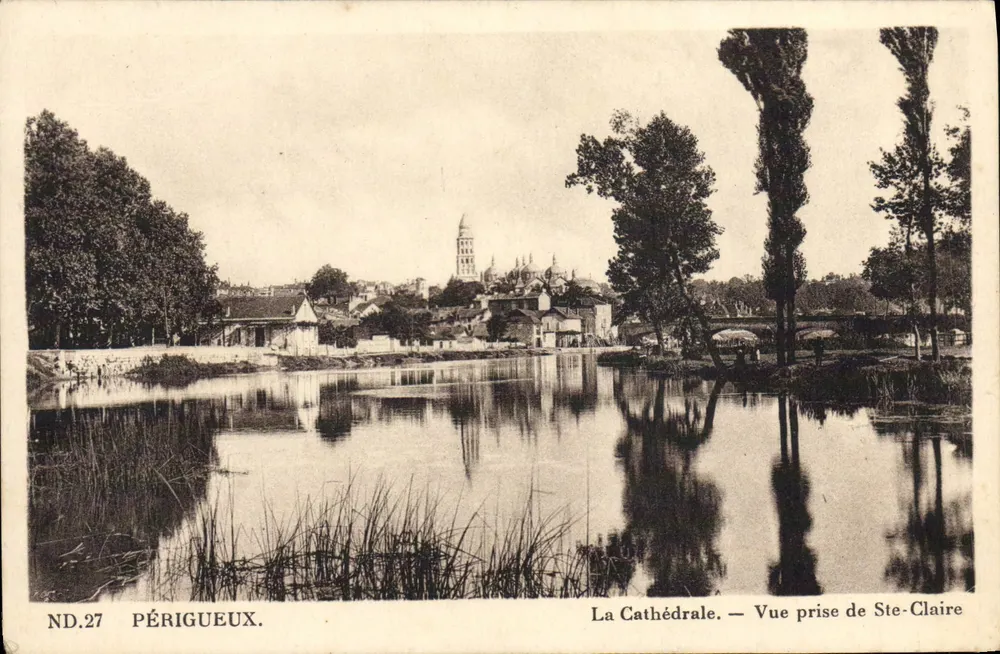 Périgueux — Die Kathedrale — Ansicht von Ste-Claire — ND.27 - Vorderseite