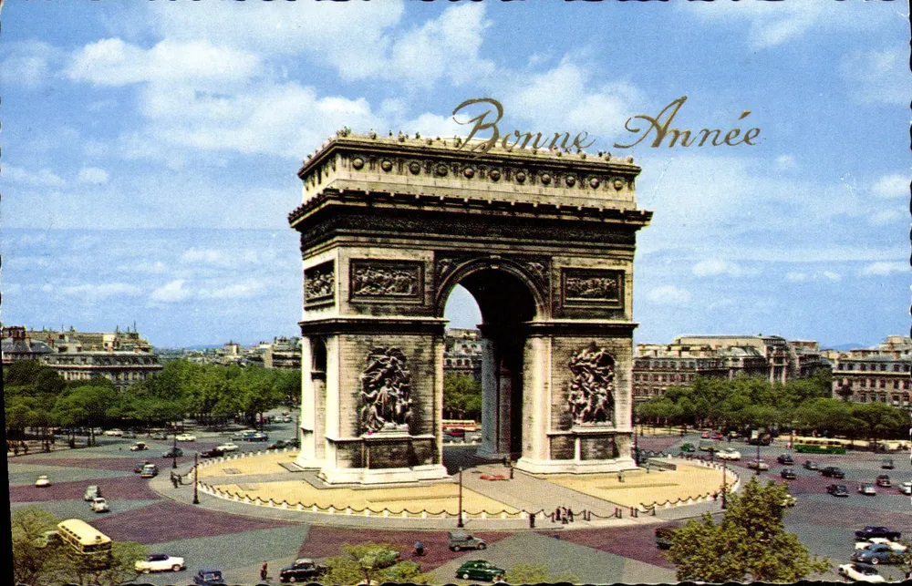 Arco do Triunfo — Paris — Impresso na França - Frente