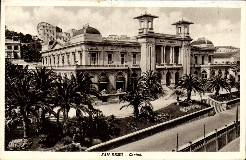 San Remo - Casino Municipal — editor E. Cucani, n° de série 1931 - Frente