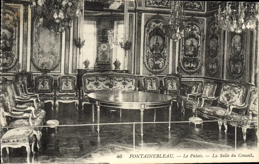 Fontainebleau — Das Schloss — Die Ratshalle — n°46 - Vorderseite