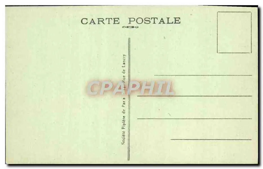 Parijs — De Colonnade van het Louvre uitgevoerd door Cl. Perrault — Société Pipière de Tancy - Achterkant