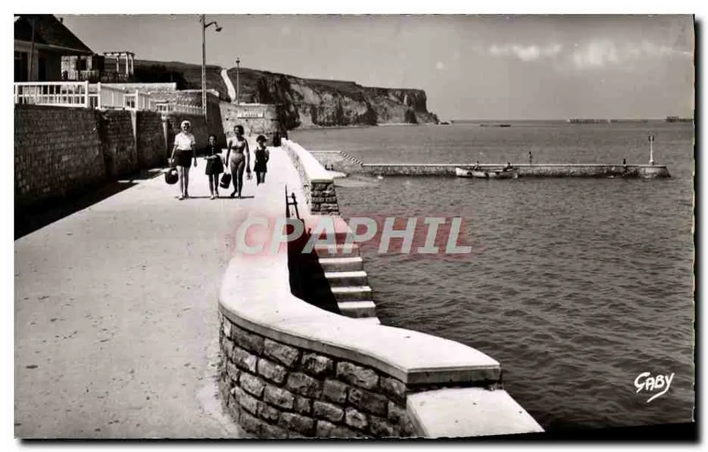 Arromanches (Calvados) — A Digue e o Môle — Edições Caby - Frente