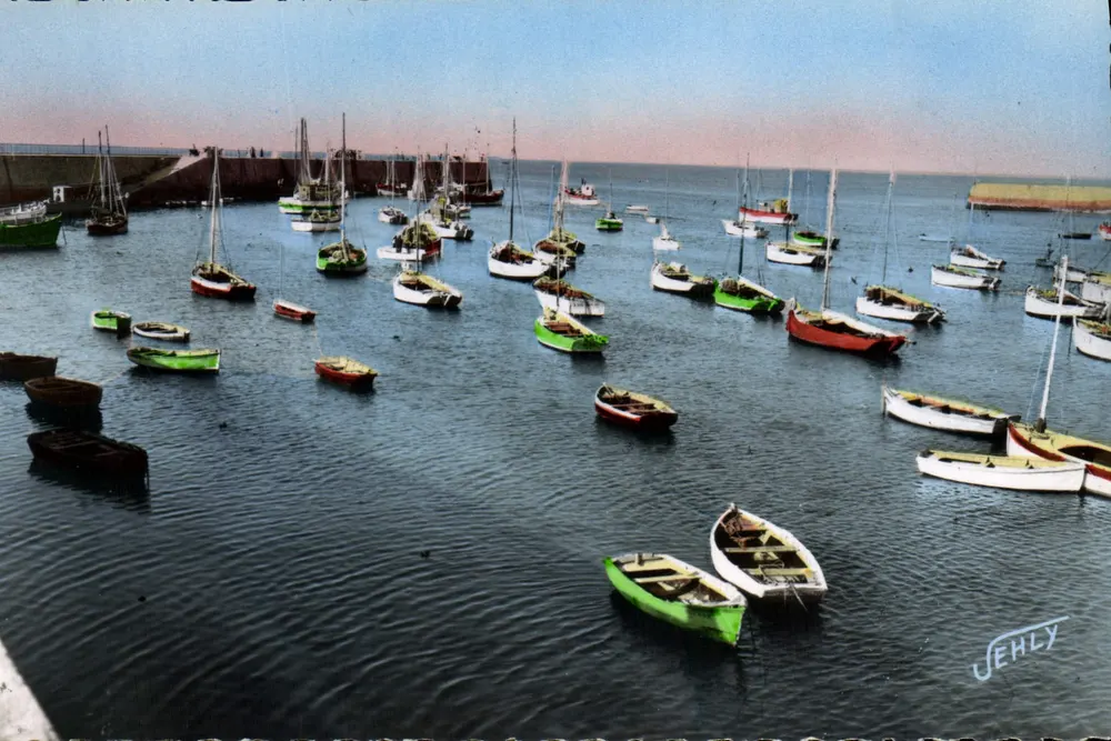 El puerto de l'Herbaudière — Noirmoutier — Ediciones Jehly-Poupin - Anverso