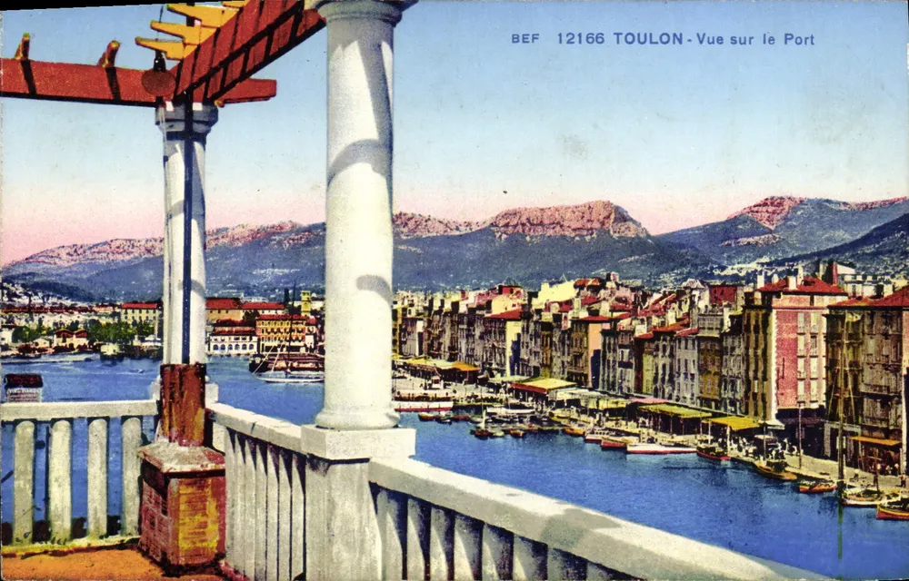 Toulon — Vista del Puerto — BEF 12166 - Anverso