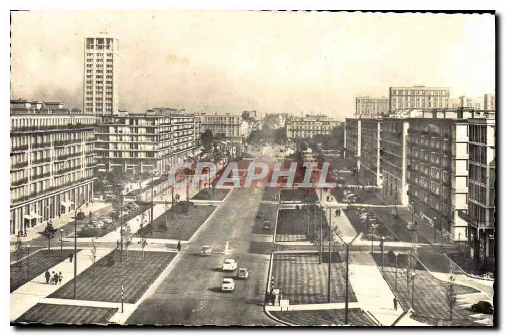 Le Havre — O Boulevard Foch — Edições BLOC Frères - Frente