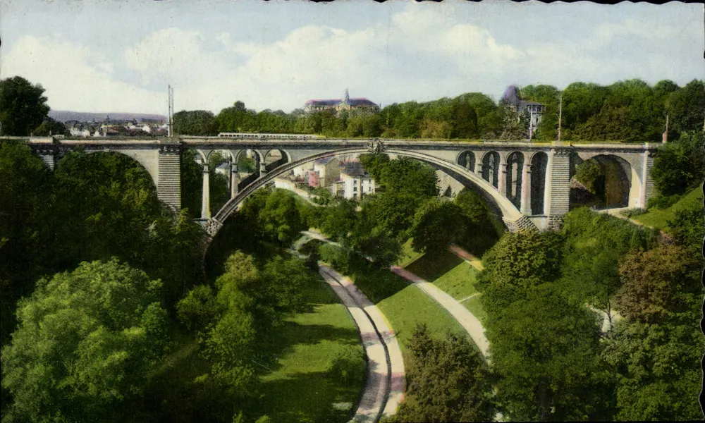 Luxemburgo — O Ponte Adolphe — Edição Nic. Sibenaler - Frente