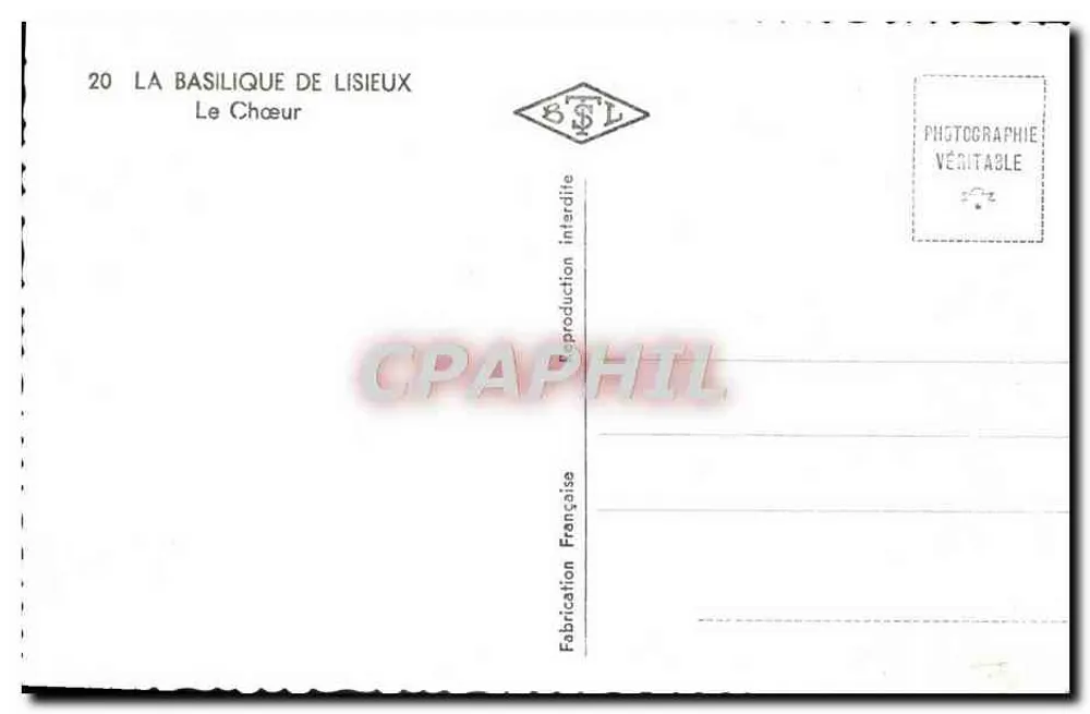 A Basílica de Lisieux — O Coro — Editor BSL - Verso