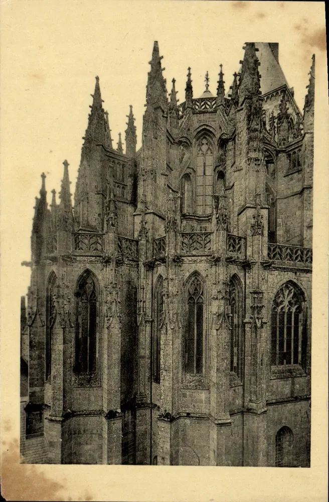 Abtei Mont-Saint-Michel — Chor der Abteikirche — Edition des Monuments Historiques, Paris VIII - Vorderseite