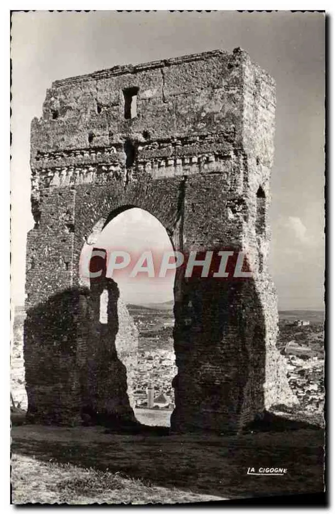 A Cigogne — Vestígio dos túmulos Mârénides — Édit. A Cigogne, André Leconte, Casablanca - Frente