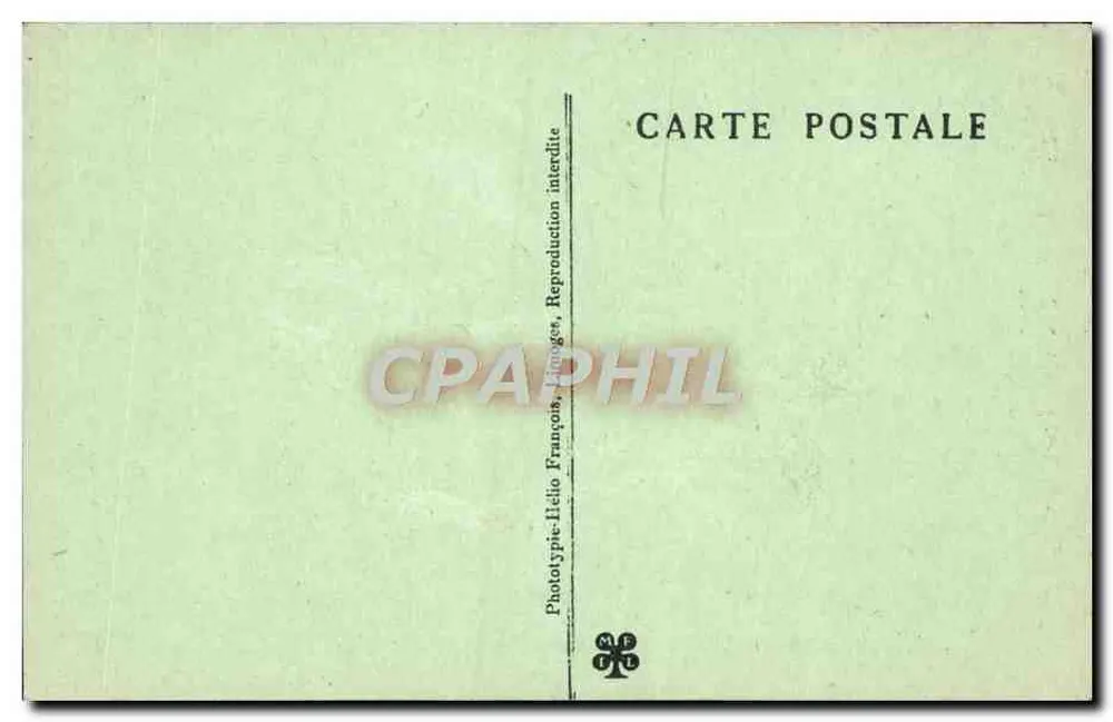 Der Eingang zu den Bétharram-Höhlen — M. Léon Ross, Schöpfer der Höhlen, 1903-1932 — Phototypie Hélio-Français - Rückseite