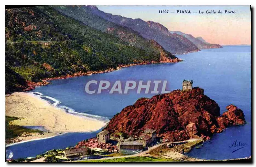 Piana — Het Golfo de Porto — Edities Adia, n° 11907 - Voorkant