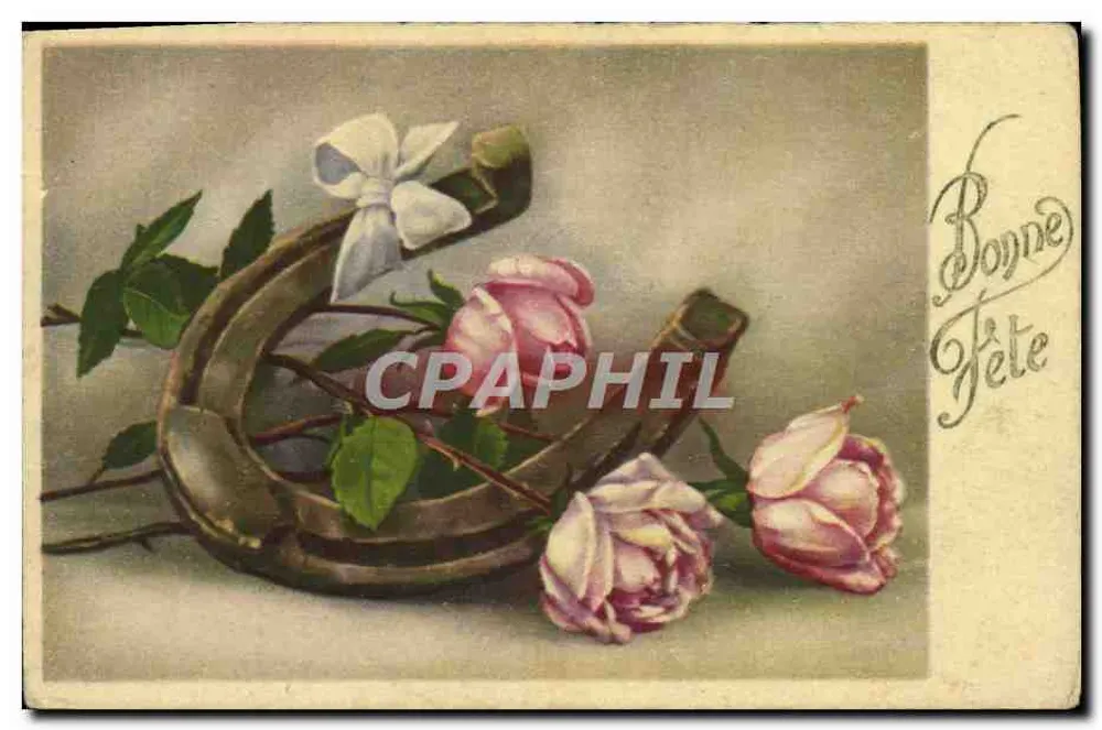 Hufeisen und Rosen — Frohe Geburtstage — Charme 801 - Vorderseite