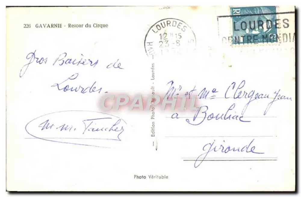 Gavarnie - Powrót do Cirque — Wydawnictwo Fotograficzne Prawdziwe, nr 226 - Rewers