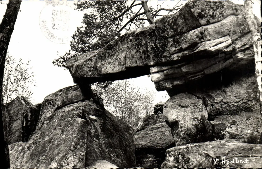 Druidenarch — Forêt de Fontainebleau — Yves Hudbert - Vorderseite