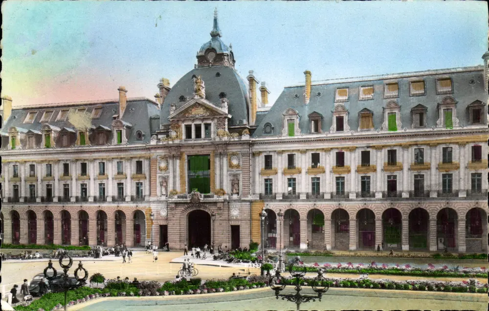 Palácio do Comércio em Rennes — vista panorâmica — Éditions O.P. Paris - Frente