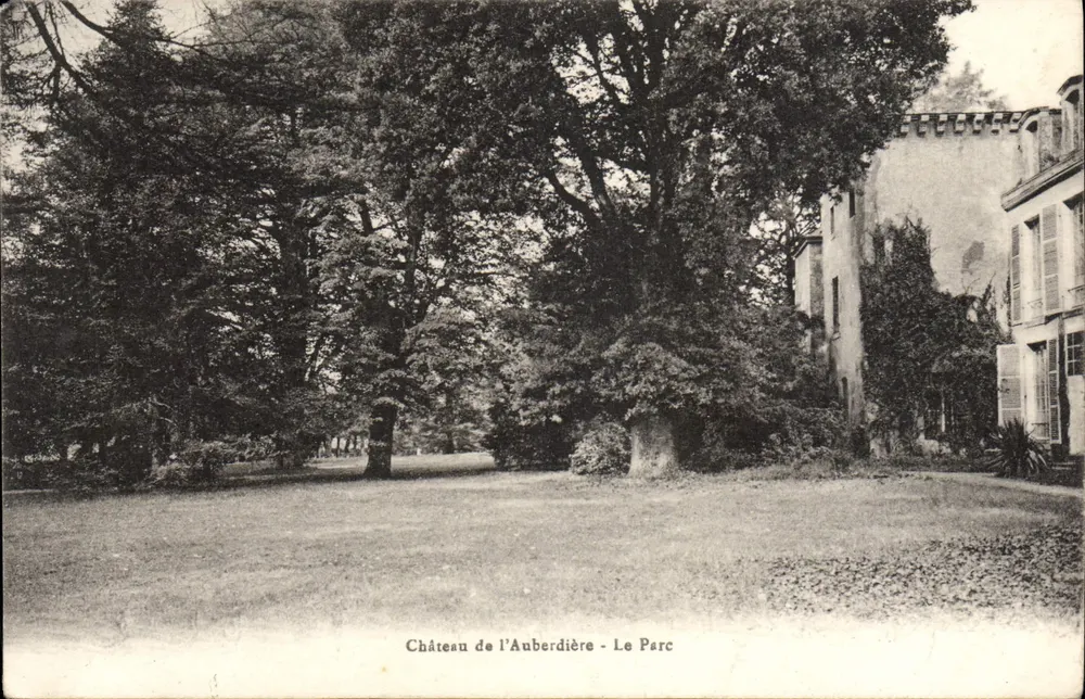 Kasteel van l'Auberdière - Het Park - Voorkant