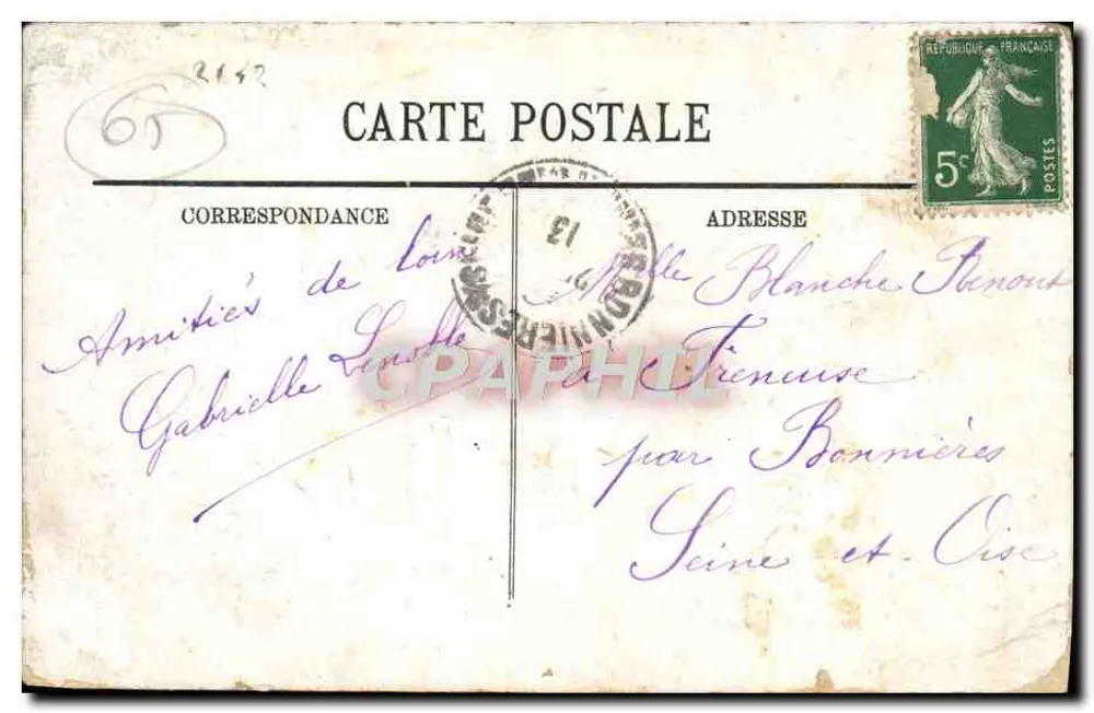 Lourdes — Les Piscines, éditeur Lourdes, n° 80 - Verso