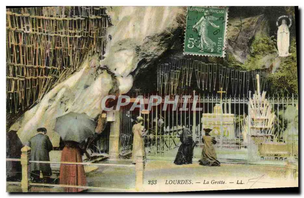 LOURDES — La Grotte — LL. — Éditeur LL. — N° 293 - Frente