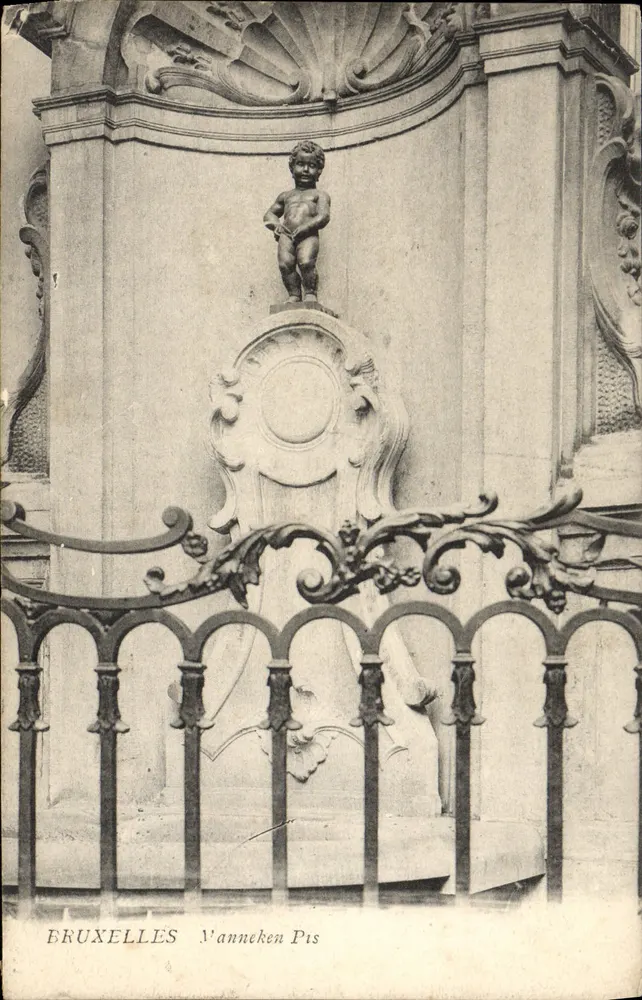 Bruxelas - Fonte da Pisse - Vanneken Pis - Frente