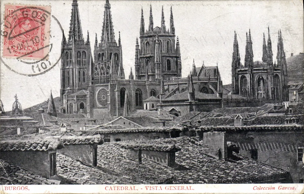 Burgos - Catedral - Vista Geral — Coleção Garcia - Frente