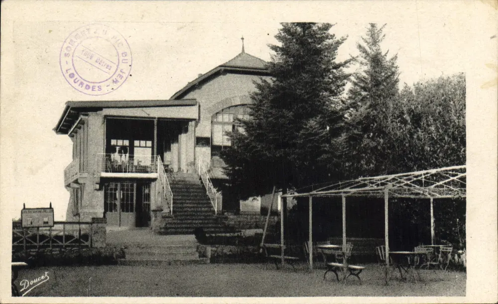 Restaurante do Pic du Jer — Lourdes — Editor P. Doucet - Frente