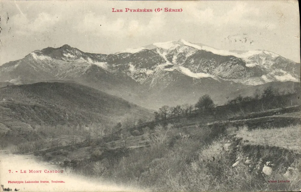 Le Mont Canigou — Les Pyrénées (6e Série) — Phototypie Labouche frères, Toulouse - Frente