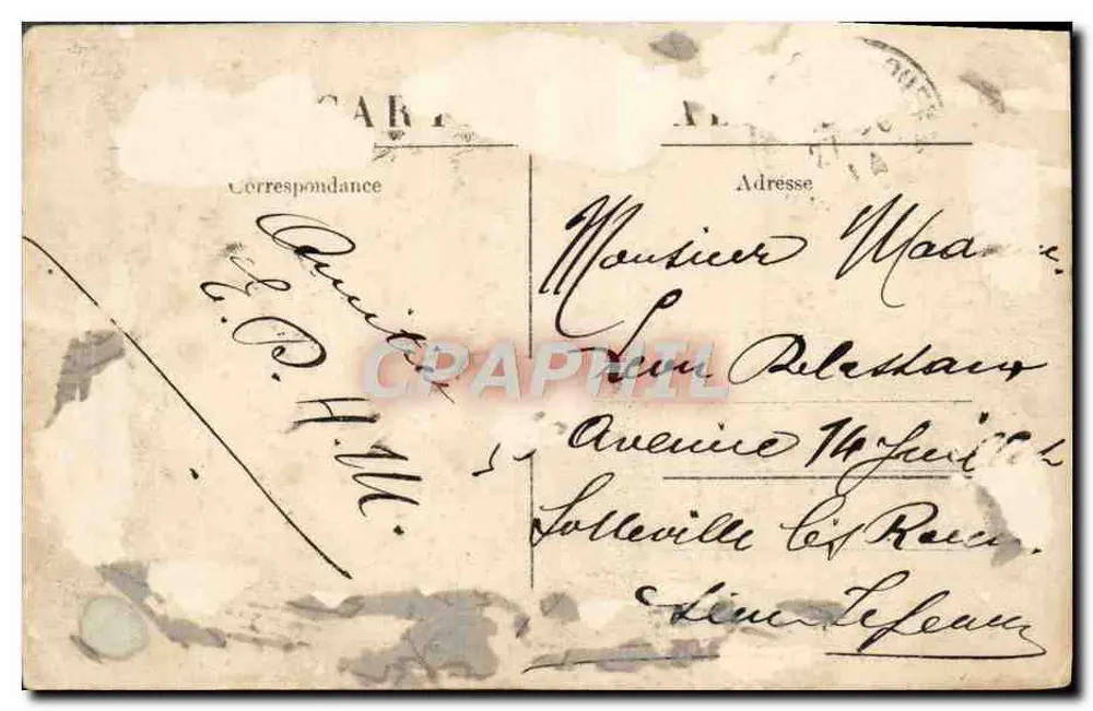 Schlacht von Champigny — 30. November bis 2. Dezember 1870 — Transport der Verwundeten — Verleger unbekannt, Nr. 146 - Rückseite