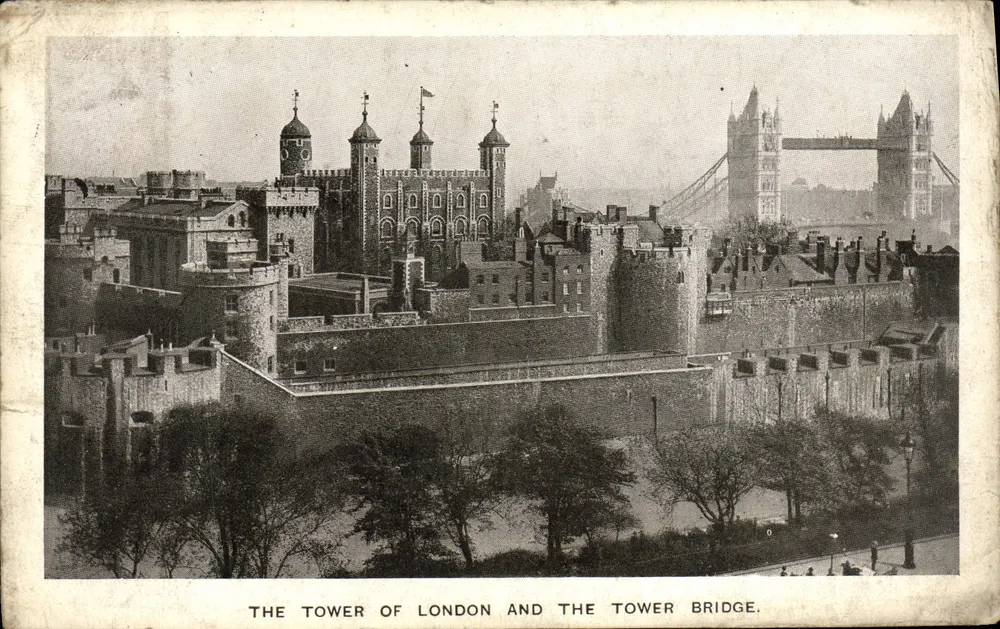 Die Tower of London und der Tower Bridge — Brixton, 1907-8 - Vorderseite