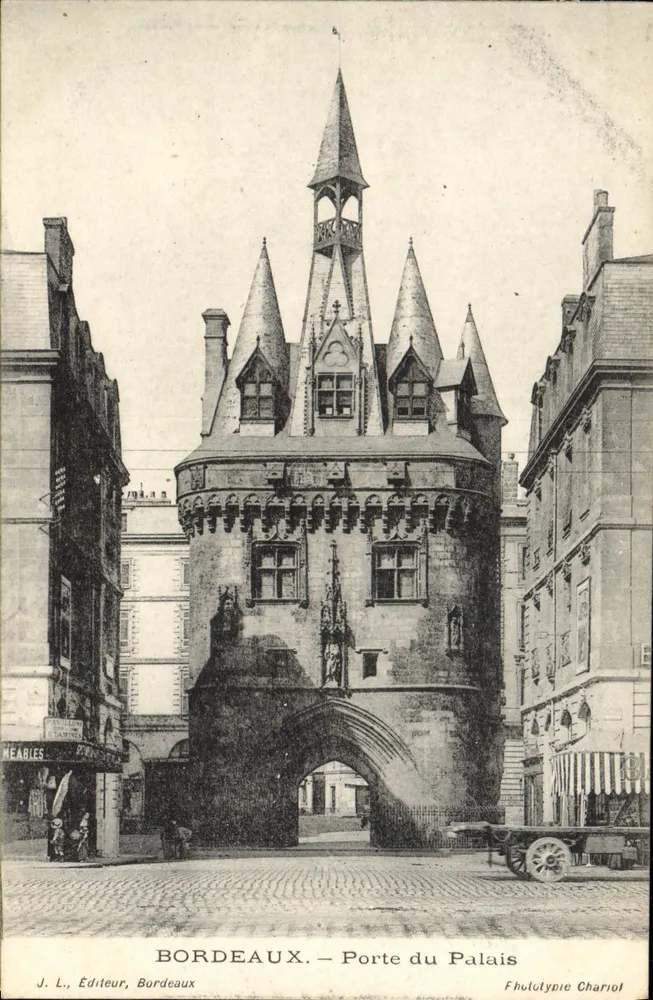 Bordeaux — Porta do Palácio — J. L., Editor, Bordeaux - Frente