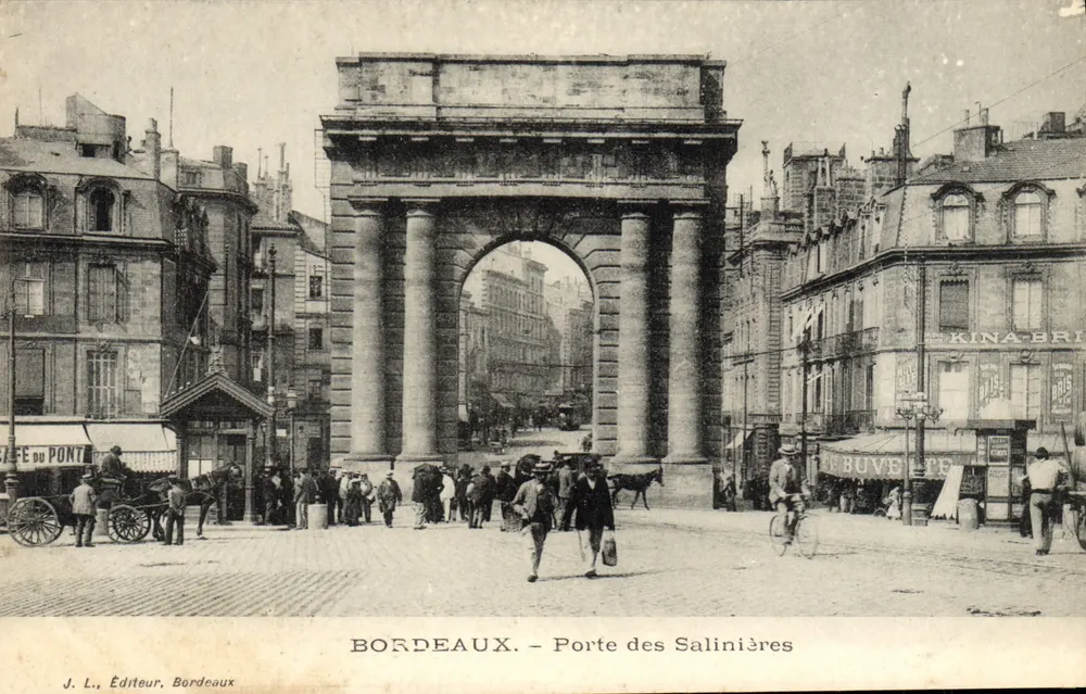 Bordeaux — Porta das Salinhas — J. L., Editor, Bordeaux - Frente