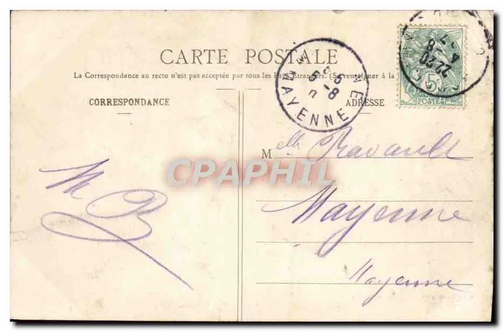 Exposição Marítima de BORDEAUX - O Grande Palácio — Coleção Gorce, fot.-édit., Talence (Gironde) - Verso