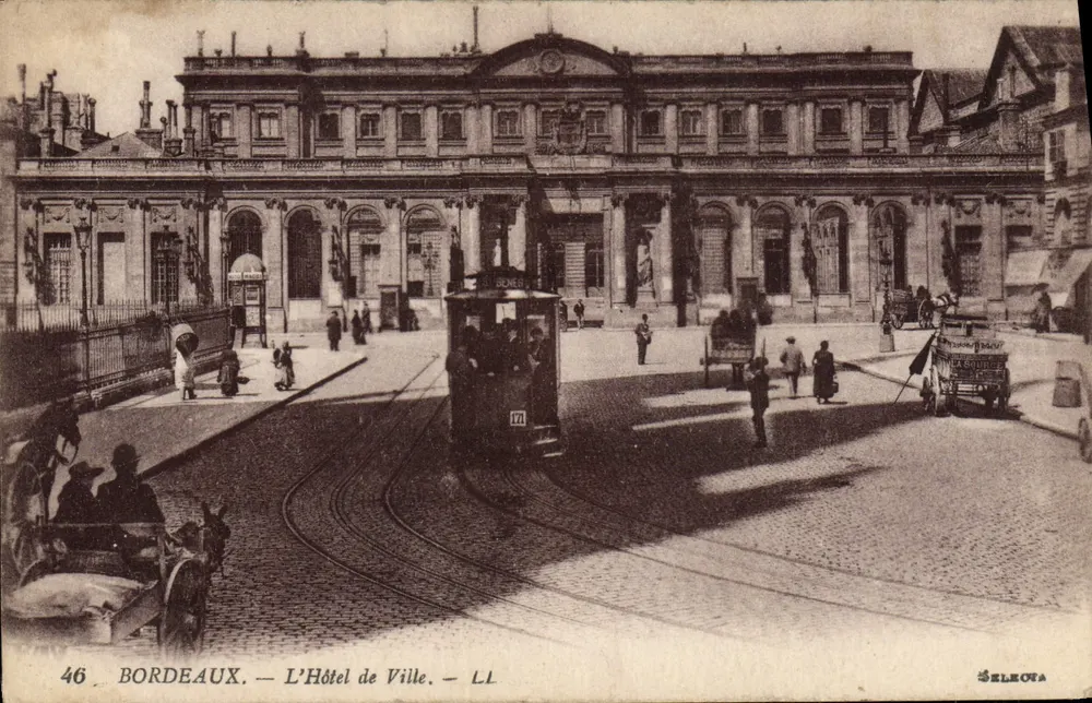 Bordeaux — O Hotel de Ville — Selecta, n° 46 - Frente