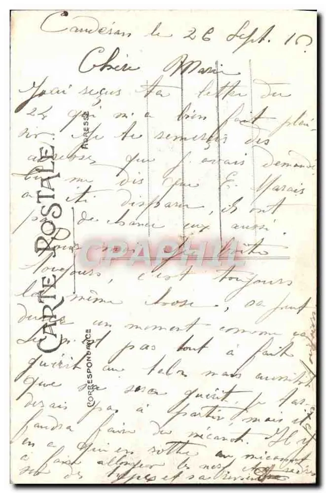 Bordeaux — Os Quais vistos da Douane — A.H. - 106 - Verso