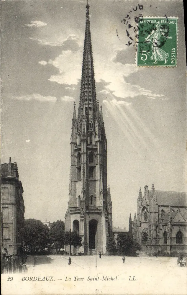 Bordeaux — Torre Saint-Michel — LL. n°29 - Frente